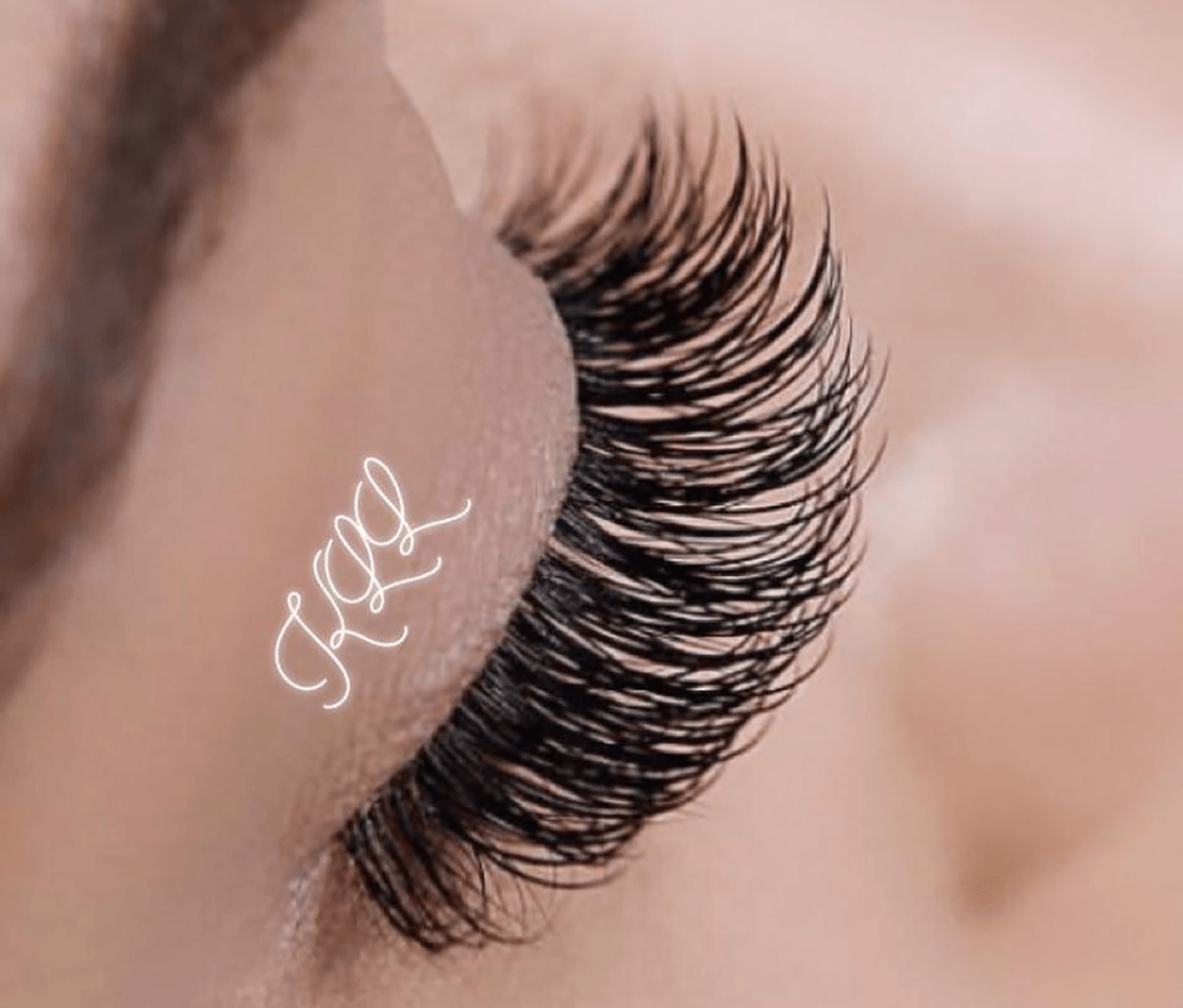 lash fill Miami fresh full lash extensions result after fill